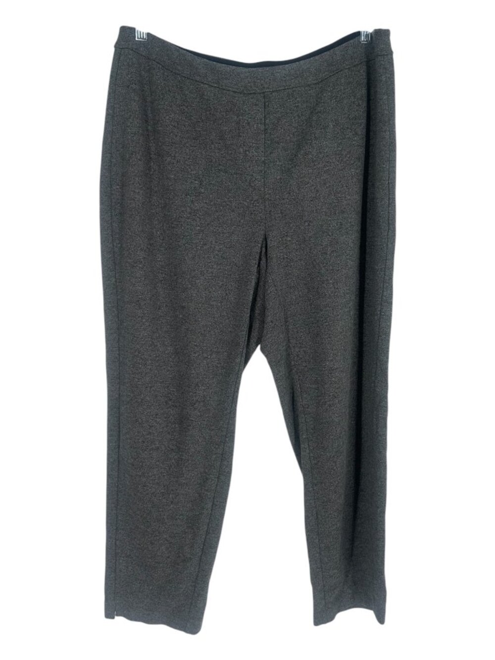 J Jill Wearever Pull On Ponte Knit Straight Leg Pants XL Heather Gray Career - Picture 3 of 8